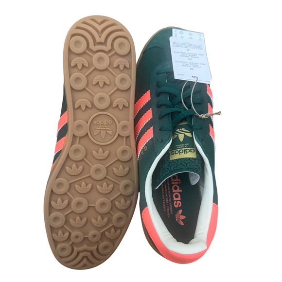 Adidas Gazelle Bold J Kids Shoes Green Coral Suede Platform Sneakers new - Picture 6 of 9